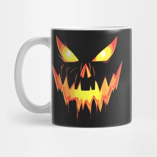 Scary Spooky  Lantern Face Pumpkin Men Boys Halloween Mug